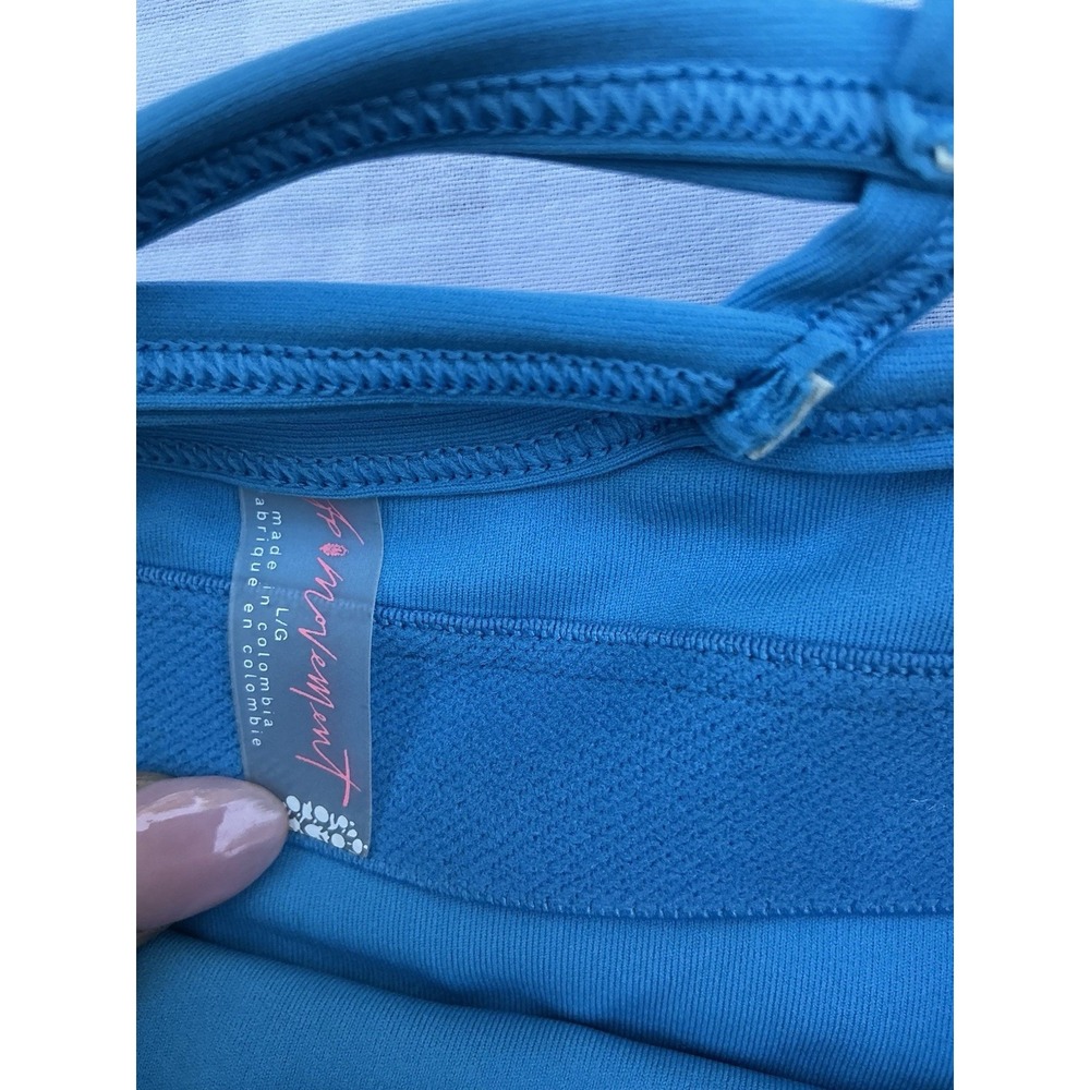 FP Free people movement do it to it athletic‎ workout tank blue size large - Picture 5 of 5